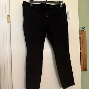 Old Navy 14 Petite Black High Rise Pop Icon Skinny jeans